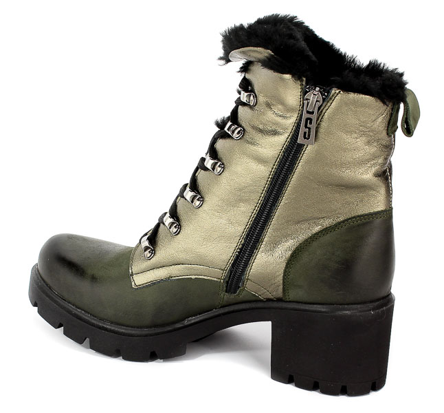 Botki Simen 0984A S2080/VS04 Stare Złoto