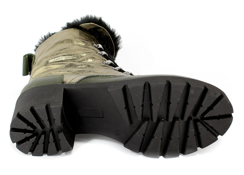 Botki Simen 0984A S2080/VS04 Stare Złoto