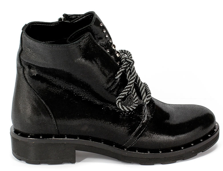 Trzewiki Boccato 0395-82 Sicak 163 Black Satin