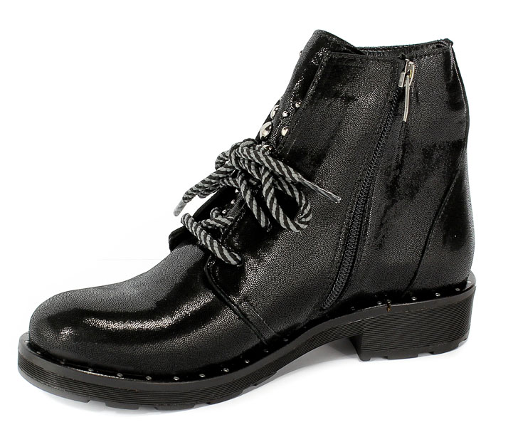 Trzewiki Boccato 0395-82 Sicak 163 Black Satin
