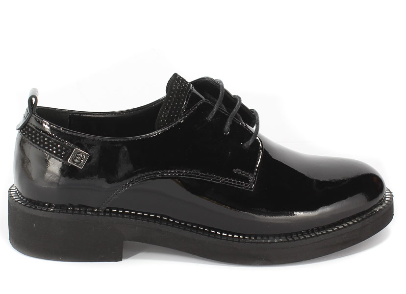 Półbuty Boccato 0395-11 17K Woman 20.86 Black Ptnt