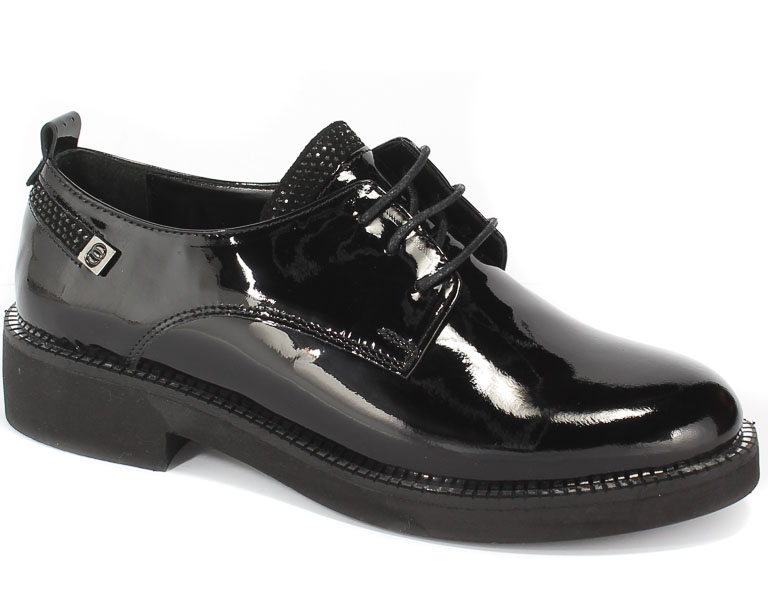 Półbuty Boccato 0395-11 17K Woman 20.86 Black Ptnt