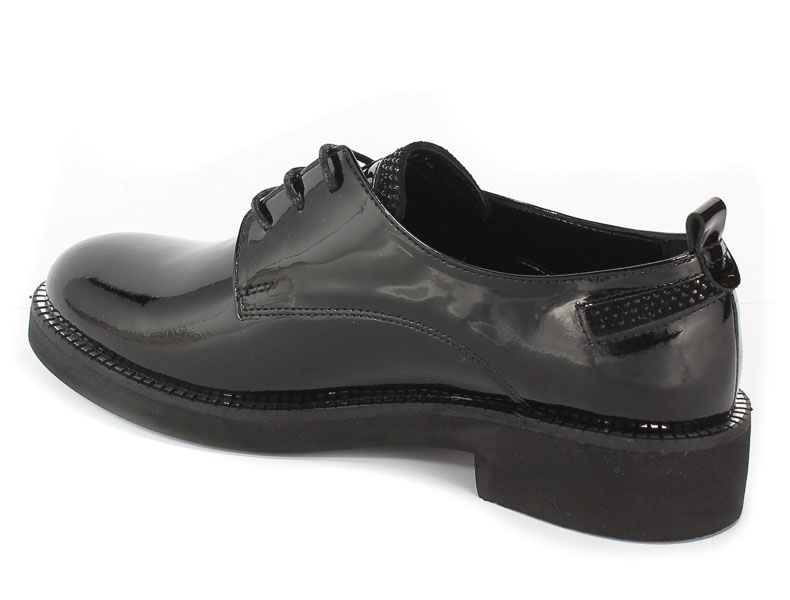 Półbuty Boccato 0395-11 17K Woman 20.86 Black Ptnt