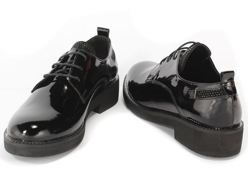 Półbuty Boccato 0395-11 17K Woman 20.86 Black Ptnt