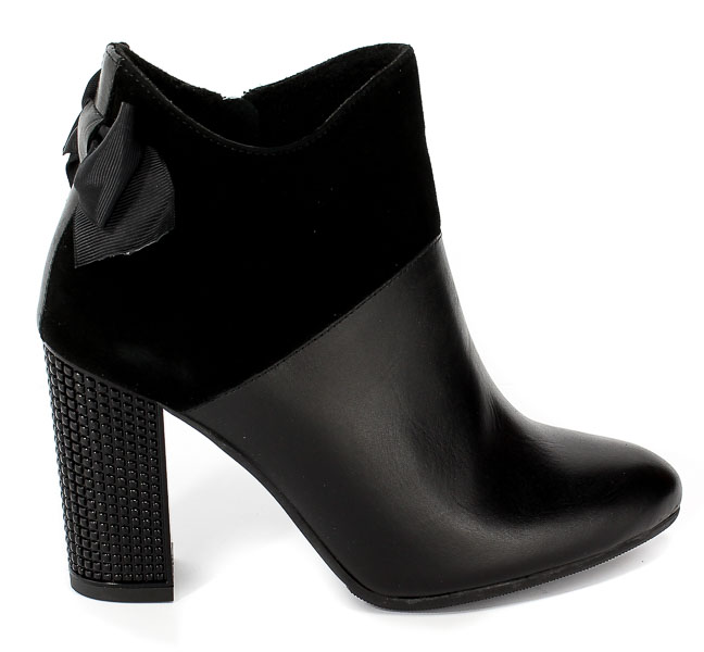 Botki Ann Mex 8285-1 01S+01W Czarny