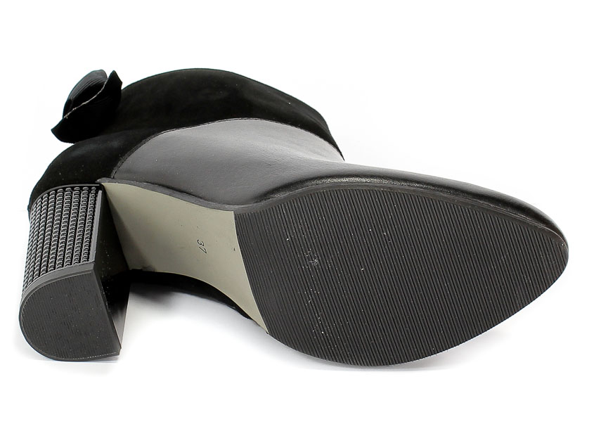 Botki Ann Mex 8285-1 01S+01W Czarny