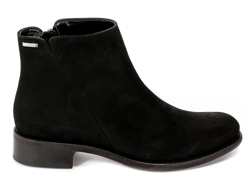 Botki Lucca 76044 Czarny Nubuk