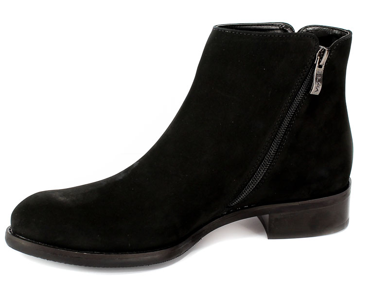 Botki Lucca 76044 Czarny Nubuk