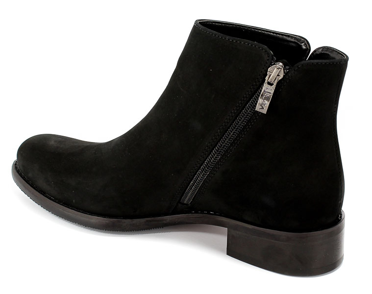 Botki Lucca 76044 Czarny Nubuk