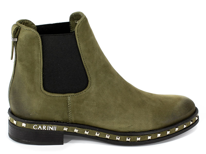 Botki Carinii B4710/P-I43-000-POL-D18 Zielony