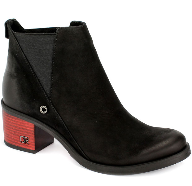 Botki Carinii B3705/NC-360-000-POL-861 Czarny