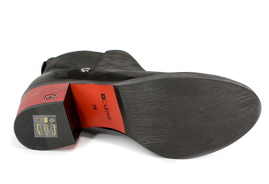 Botki Carinii B3705/NC-360-000-POL-861 Czarny