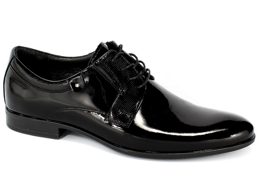 Półbuty Euro Moda Tap E-6000/P11-324-335-030 Black