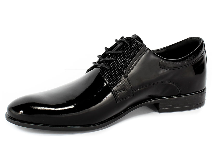 Półbuty Euro Moda Tap E-6000/P11-324-335-030 Black