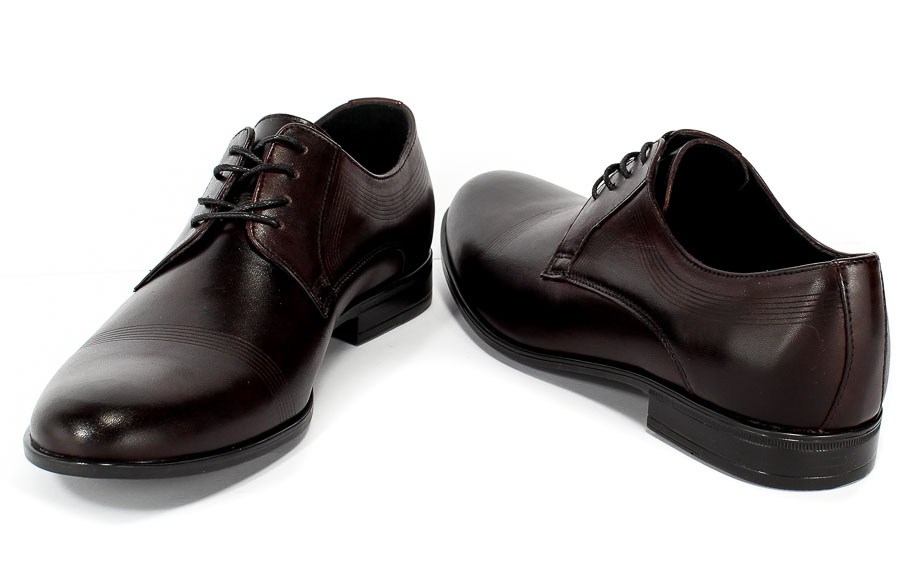 Półbuty Euro Moda Tap W-5968/L39-179-321-484 Maroon