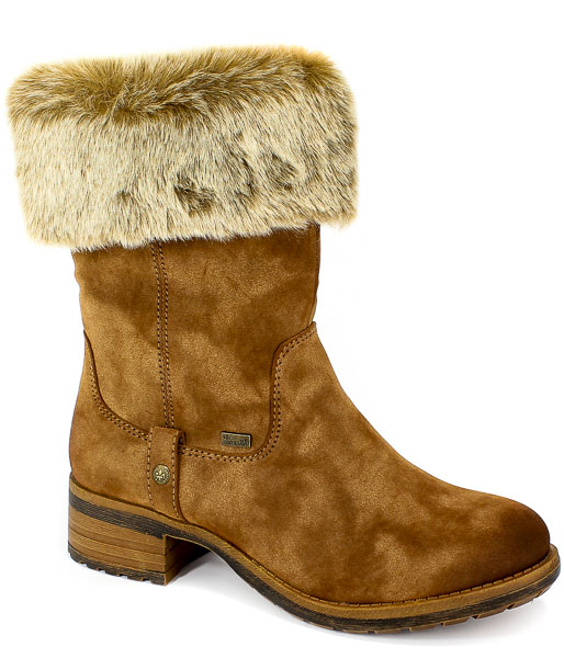 Pół Kozaki Rieker 96854-24 Brown