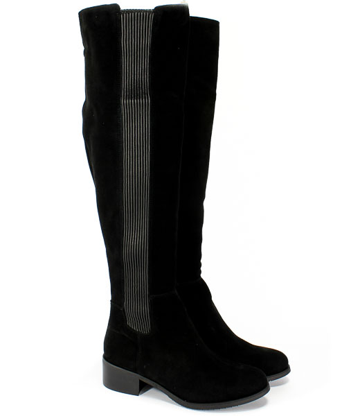 Kozaki Boccato 3572 Czarny Welur