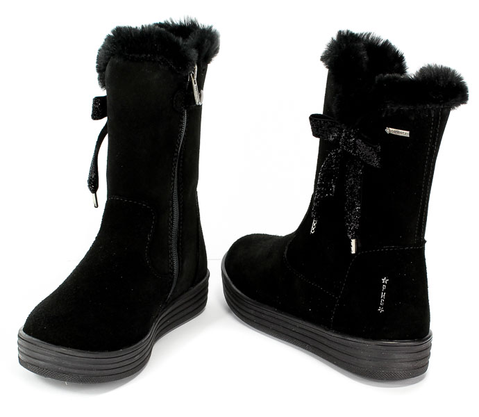 Trzewiki Primigi 2434400 Scamosc/Pellicc/Nero Gore Tex r.36-39