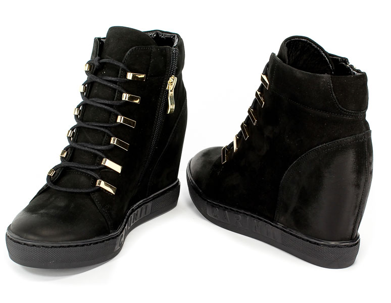 Sneakersy Carinii B4516-360-000-PSK-B88 Czarny