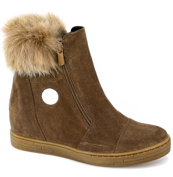 Botki Lewski 2640 Brąz