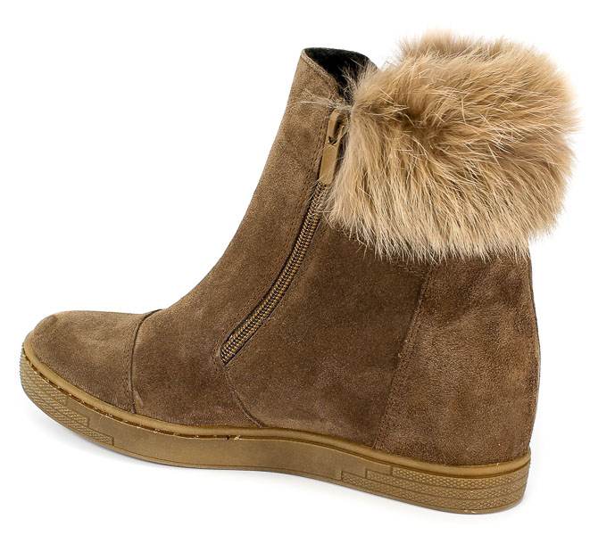 Botki Lewski 2640 Brąz