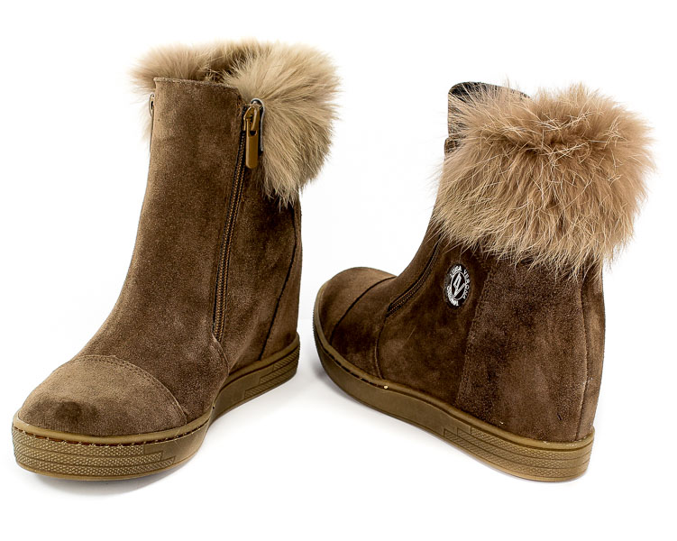 Botki Lewski 2640 Brąz