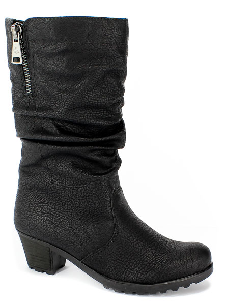 Pół Kozaki Rieker Y8053-00 Black