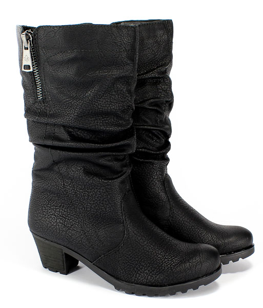 Pół Kozaki Rieker Y8053-00 Black