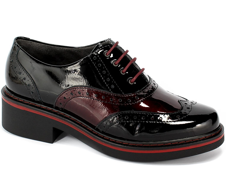 Półbuty Pitillos 5333 Negr-Burd