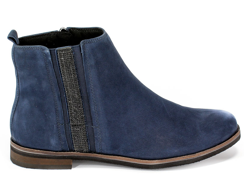 Botki Caprice 9-25307-21 830 Navy Nubuck