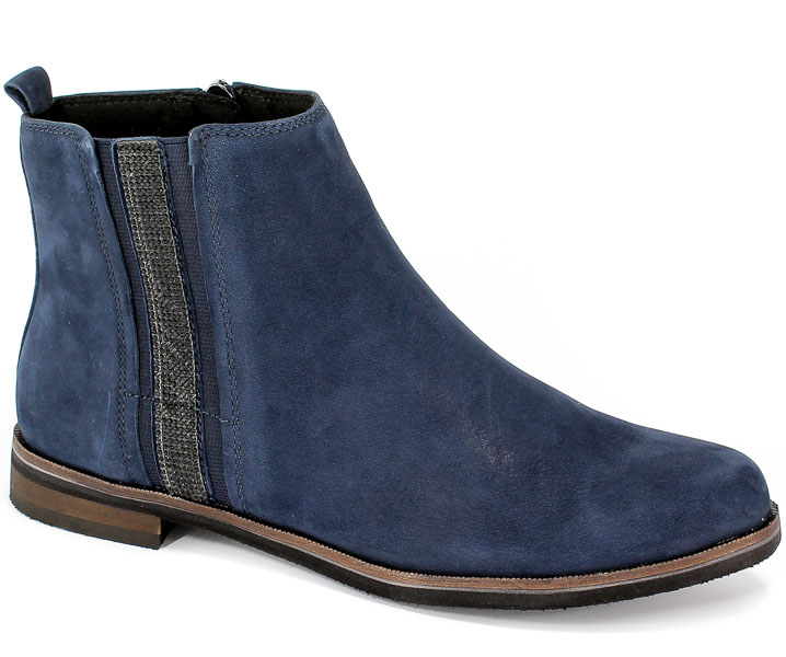 Botki Caprice 9-25307-21 830 Navy Nubuck