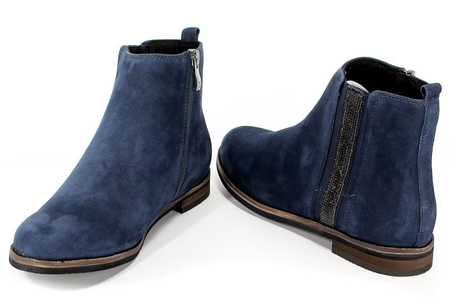 Botki Caprice 9-25307-21 830 Navy Nubuck