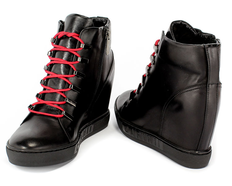 Sneakersy Carinii B4968-E50-000-PSK-B88 Czarny