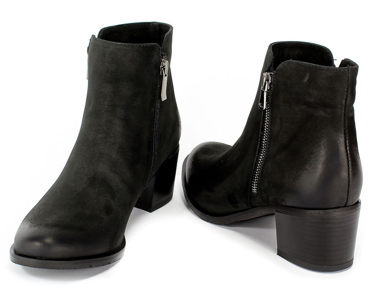 Botki CheBello 2154-001-000-MIC-S04 Czarny