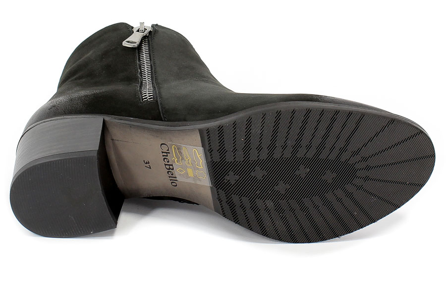 Botki CheBello 2154-001-000-MIC-S04 Czarny