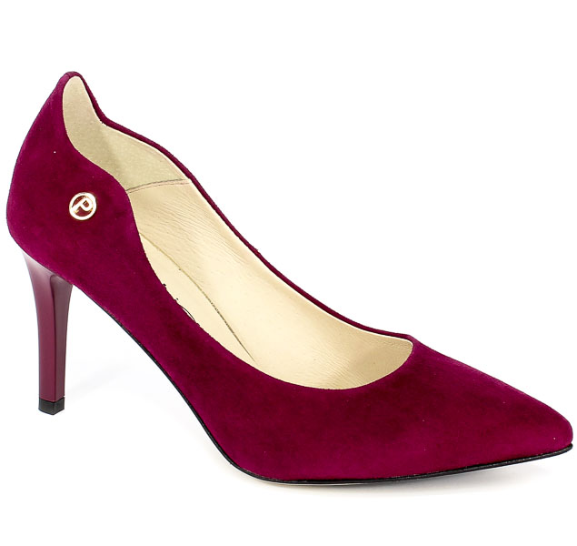 Czółenka Prestige 932 Purpura-Zamsz