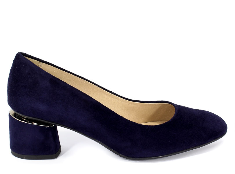 Czółenka Grodecki 1214 Granat Zamsz