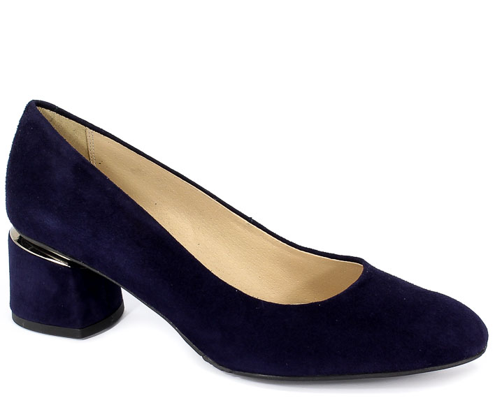 Czółenka Grodecki 1214 Granat Zamsz