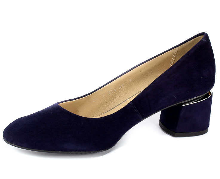 Czółenka Grodecki 1214 Granat Zamsz