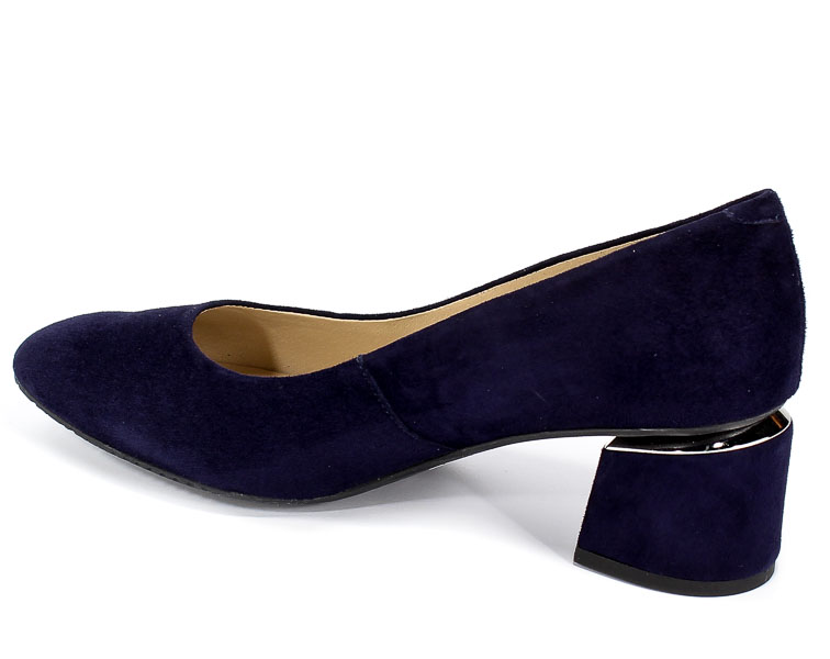 Czółenka Grodecki 1214 Granat Zamsz