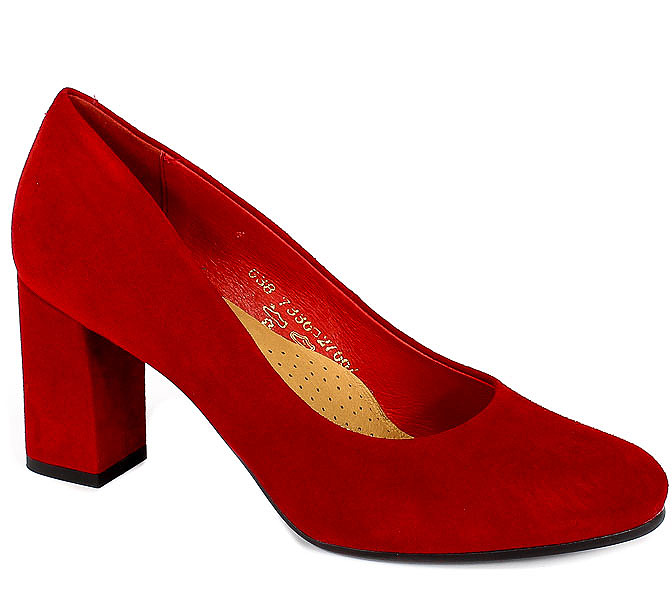 Czółenka Visconi 7336831/896 Rosso Wel