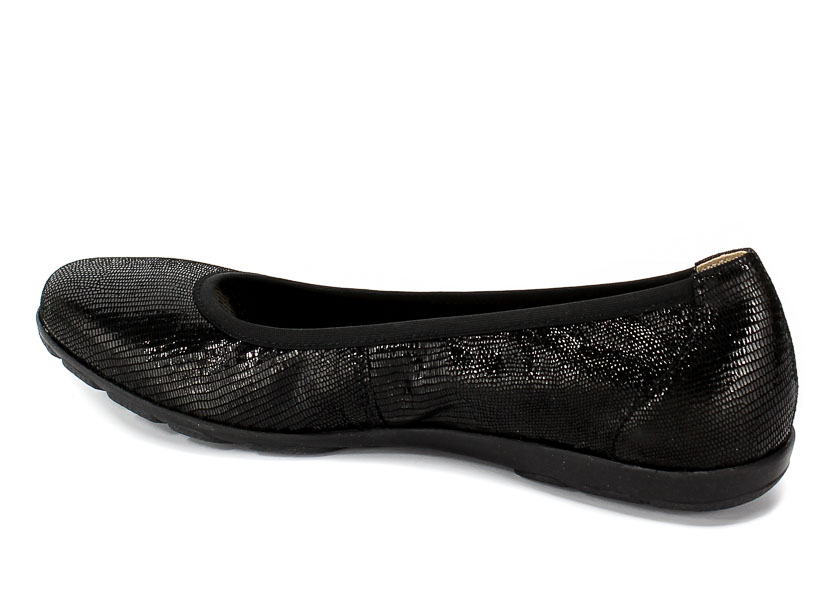 Baleriny Caprice 9-22150-22 010 Black Reptile