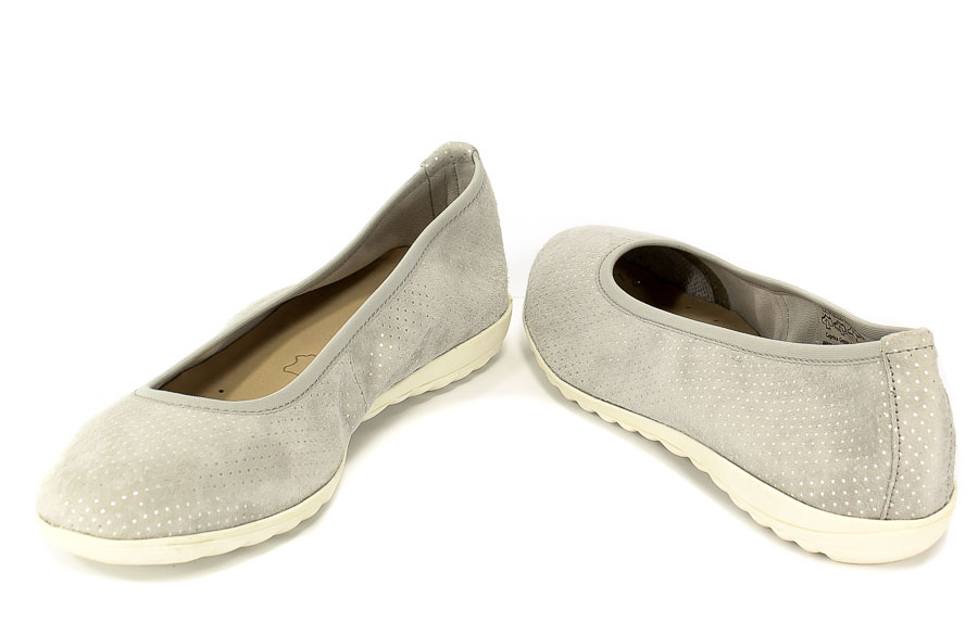 Baleriny Caprice 9-22142-22 212 Lt Grey Dot.Su