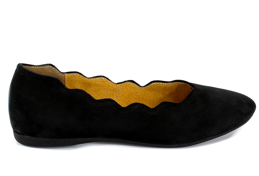 Baleriny Lan-Kars H31-1-NUB Czarny