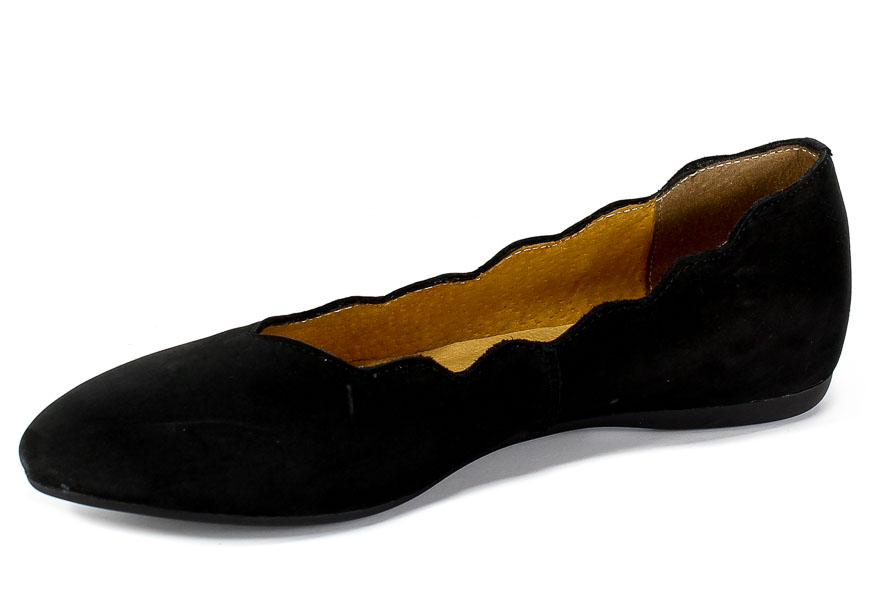 Baleriny Lan-Kars H31-1-NUB Czarny