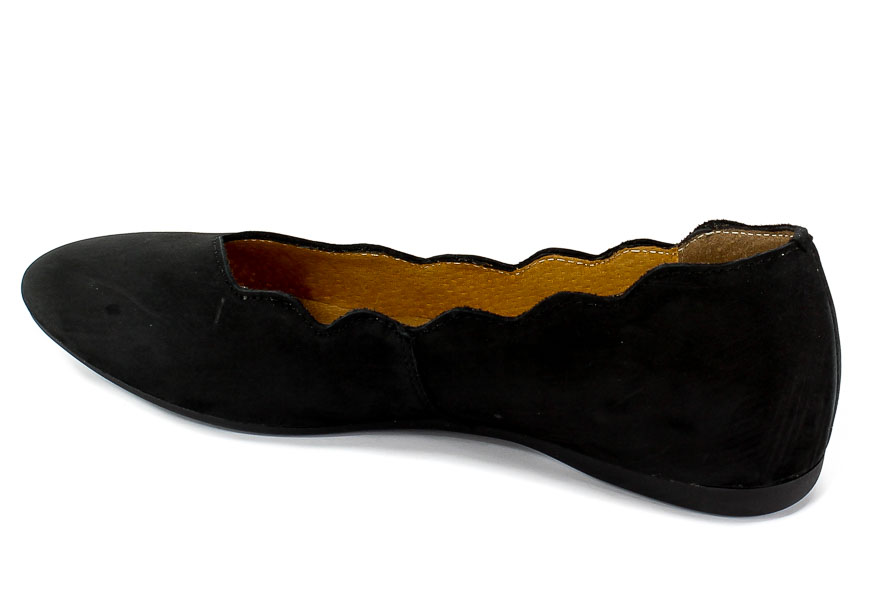 Baleriny Lan-Kars H31-1-NUB Czarny