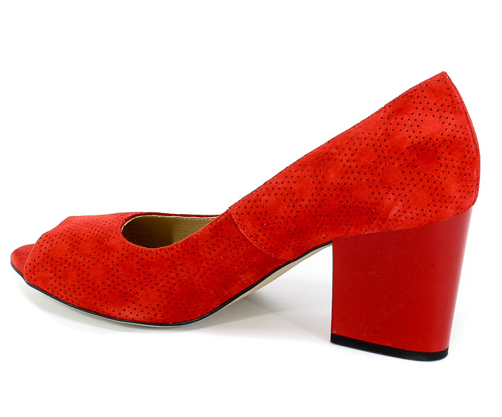 Czółenka Letnie Uncome 2258 Rosso