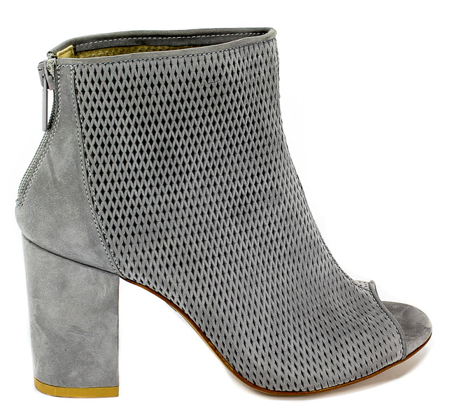 Botki Letnie Uncome 24O33 Grigio