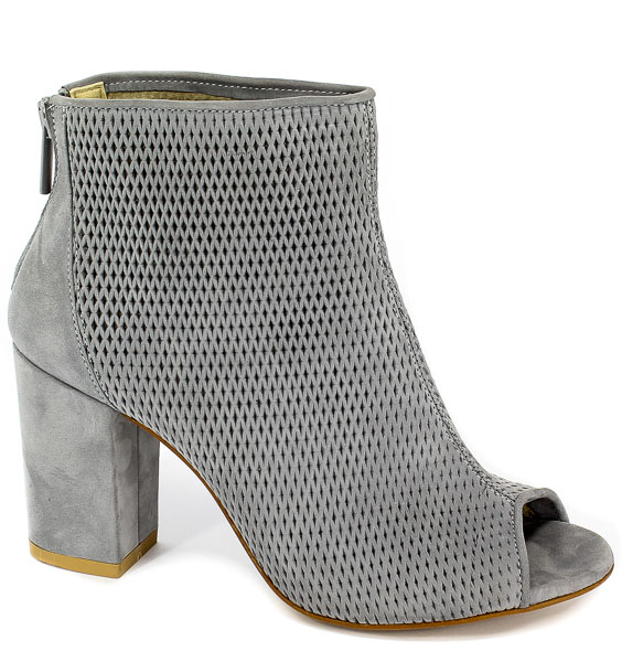 Botki Letnie Uncome 24O33 Grigio