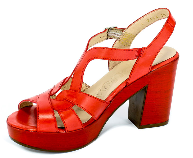 Sandały Wonders L-9154 Rojo